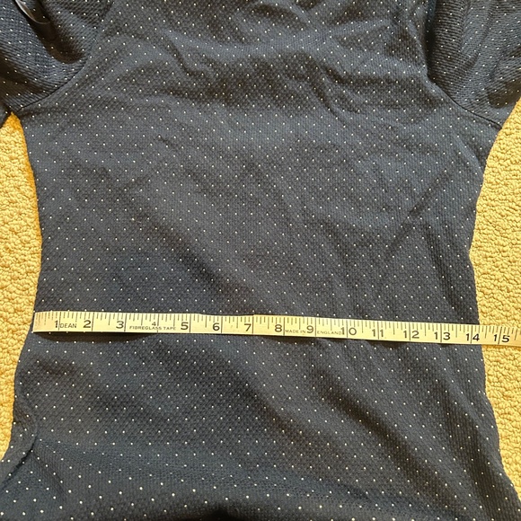 Promod Navy Blue with White Polka Dots Sheath Dress - Picture 8 of 8